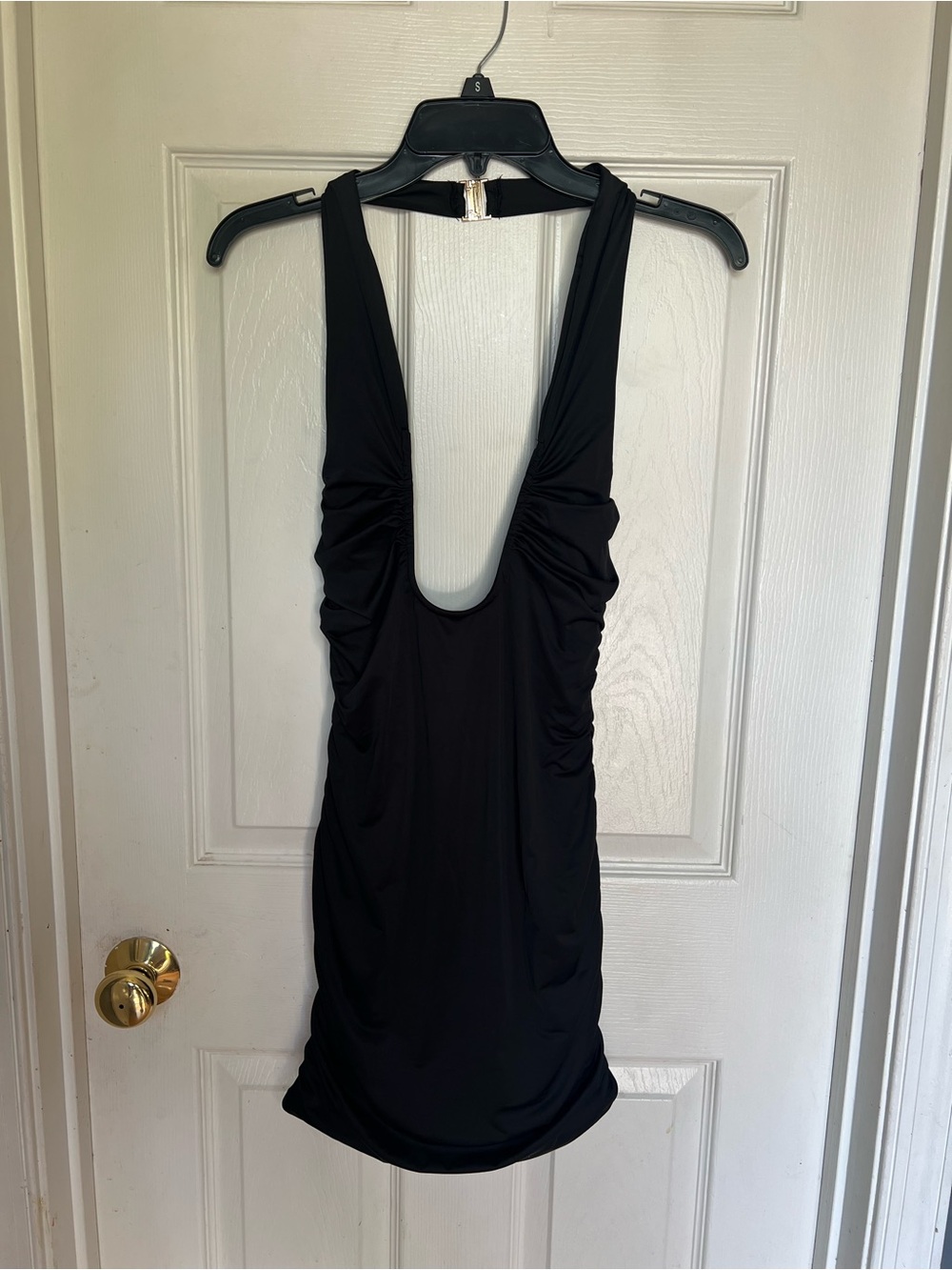 Mini Dress with Deep Scoop